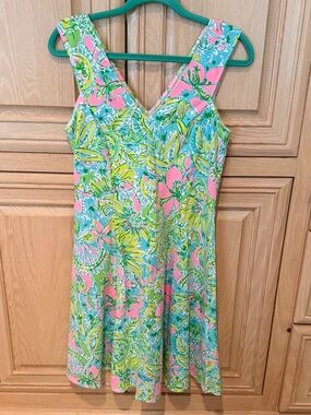 EUC Lilly Pulitzer Dahlia Dress in Coconut Jungle